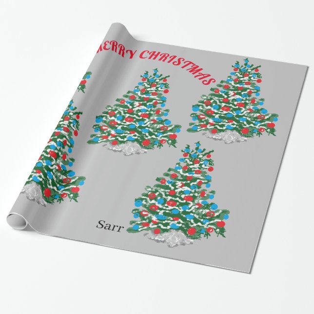 30 inches x 6 feet  Christmas Wrapping Paper, Wrapping Paper (Unrolled)