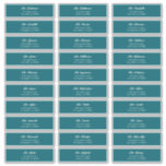 30 Individual Blue Cream Guest Envelope Address<br><div class="desc">30 x Individual Blue Cream Script Guest Envelope Address Stickers 

- Ask me if you have any queries or changes or colours - these are fully editable</div>