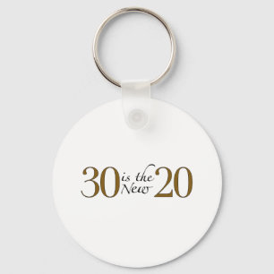 30 is the new 20 key ring