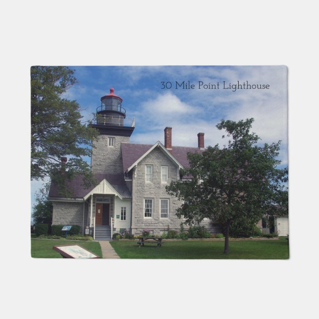 30 Mile Point Lighthouse door mat (Front)