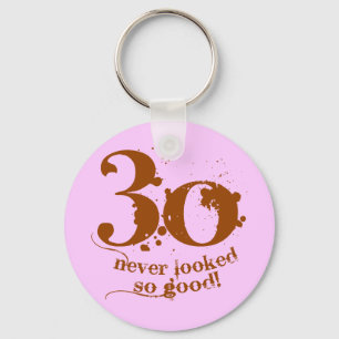 30 Never Looked so Good! Key Ring
