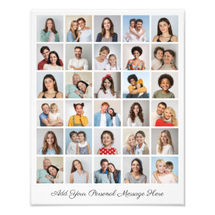 30 Photo Collage Add A Greeting Photo Enlargement