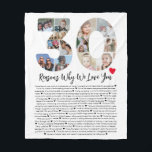 30 Reasons Why I Love You 30th Birthday Collage<br><div class="desc">Celebrate love and create lasting memories with this Reasons Why I Love You Photo Collage. This customisable template allows you to craft a heartfelt and personalised gift that's perfect for various occasions, from wedding anniversaries to birthdays, Valentine's Day, or just because. Reasons Why I Love You - Express your love...</div>
