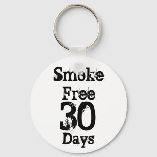 30 , Smoke Free , Days Key Ring