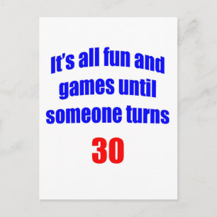 30 Someone turns 30 Postcard