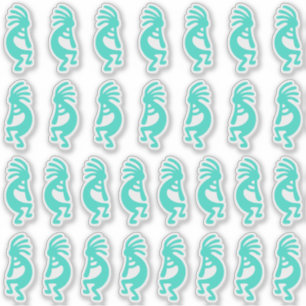 30 Southwest Turquoise Kokopelli Shapes