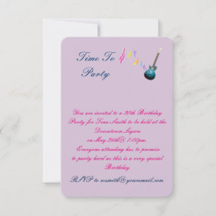 30 th Birthday party invitation