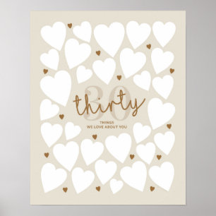 30 Things We Love About You Poster