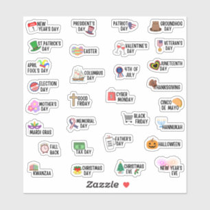 30 US American Public Holiday Special Day Planner