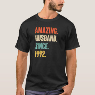 30 Wedding Aniversary Him Amazing Husband Since 19 T-Shirt