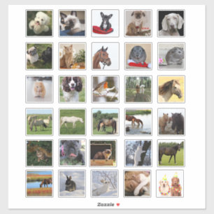 30 x Custom PHOTO Collage Scrapbooking Journal