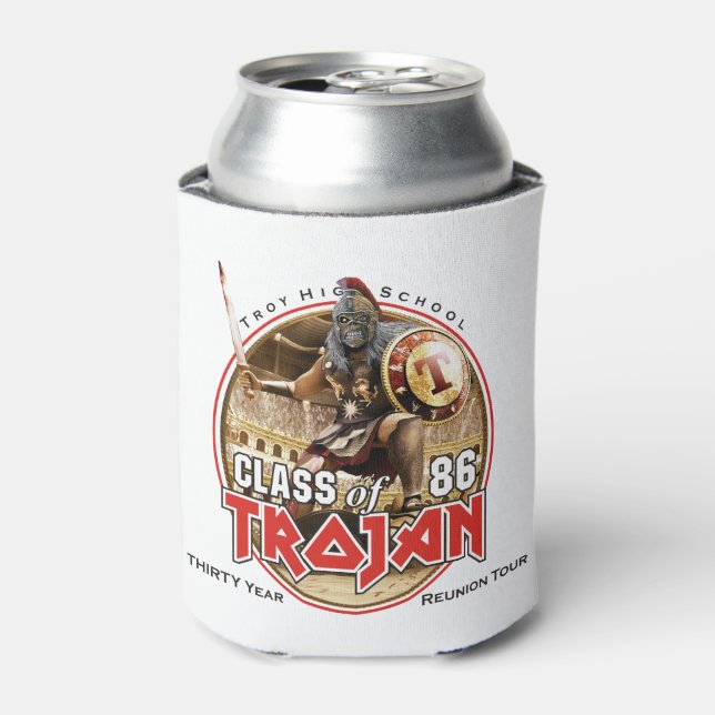 30 Year Eddie on White (or Light) Accessories Can Cooler (Can Front)