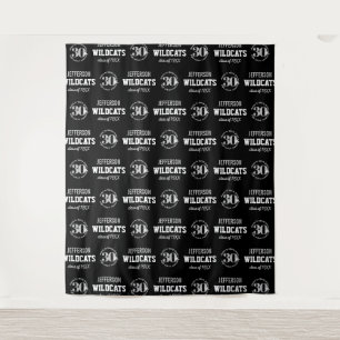 30 Year High School Reunion Step Repeat Backdrop Tapestry