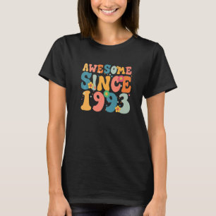 30 Year Old Awesome Since 1993 30th Birthday  Girl T-Shirt