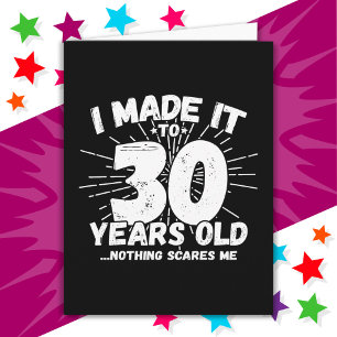 30 Year Old Sarcastic Meme Funny 30th Birthday Card
