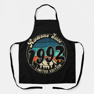 30 Year Old Vintage 30th Year Old Birthday 1992 Apron
