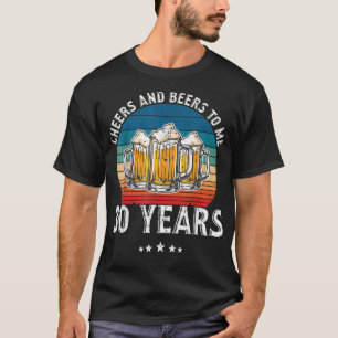 30 Years 30th Birthday Beer Theme Drinking Alcohol T-Shirt
