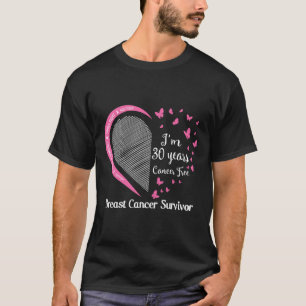30 Years Cancer Free Breast Cancer Survivor Family T-Shirt