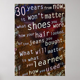 30 Years From Now Poster