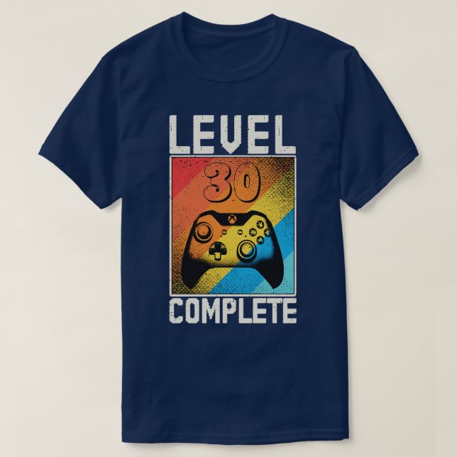 30 Years Level 30 Complete T-Shirt (Design Front)