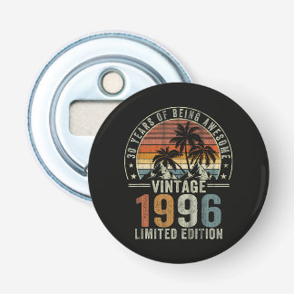 30 Years Of Being Awesome Vintage 1996 Bottle Opener