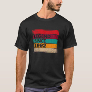 30 Years Old Legend Since 1992 30Th Birthday T-Shirt