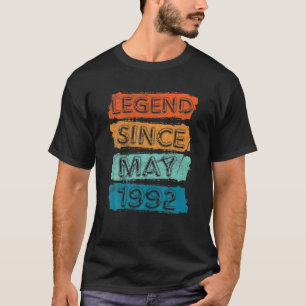 30 Years Old. Legend Since May 1992 30Th Birthday T-Shirt