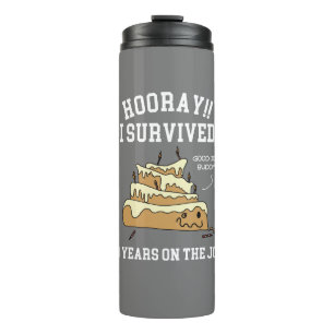 30 Years on the Job 30th Employee Anniversary Thermal Tumbler