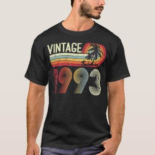 30 Yrs Old Men Women Vintage 1993 Retro 30th Birt T-Shirt