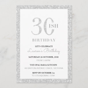 30ish Birthday Party Invitation
