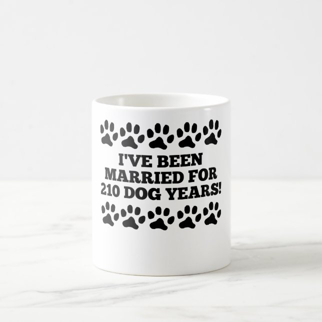 30th Anniversary Dog Years Coffee Mug (Center)