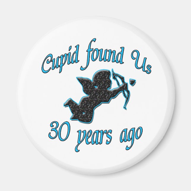 30th. Anniversary Magnet (Front)