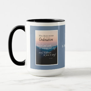 30th Anniversary of Ordination Congratulations Mug