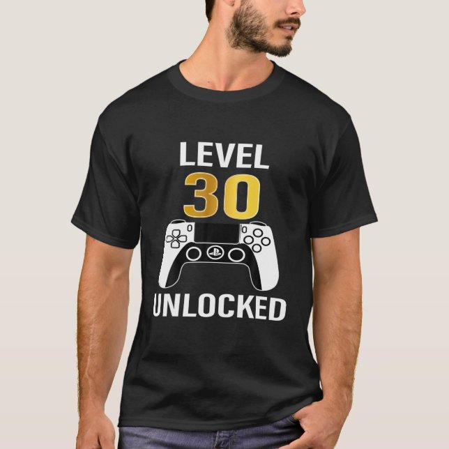 30Th Birthday / Anniversary Funny Video Gamer 2021 T-Shirt (Front)