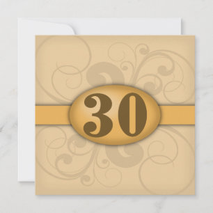 30th Birthday / Anniversary Party Invitation