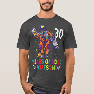 30th Birthday Astronaut Astronomy Solar System Out T-Shirt