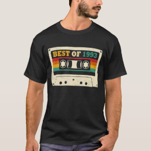 30th Birthday  Best Of 1993 Cassette Tape 30 Year  T-Shirt
