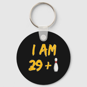 30th Birthday Bowling Shirt Bowler Gift Party Key Ring