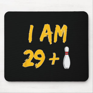 30th Birthday Bowling Shirt Bowler Gift Party Mouse Mat
