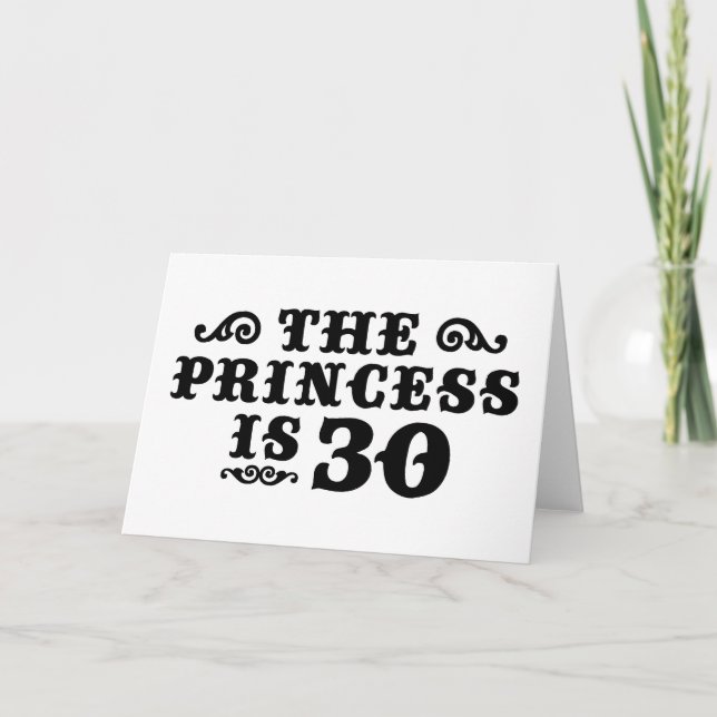 30th Birthday Card (Front)