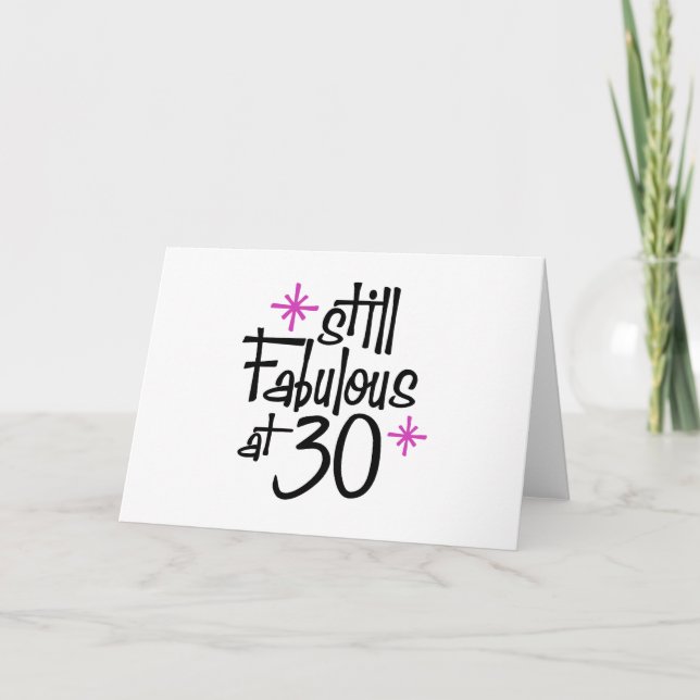 30th Birthday Card (Front)