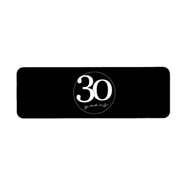 30th Birthday Cigar Seal Label Party Favour / Gift (Front)