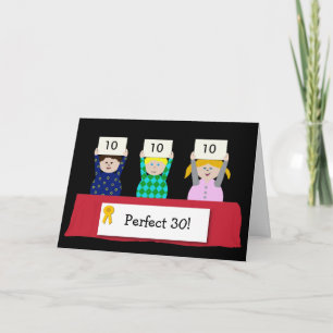 30th Birthday Customisable Card