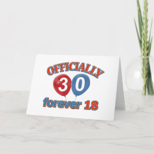 30th birthday designs card