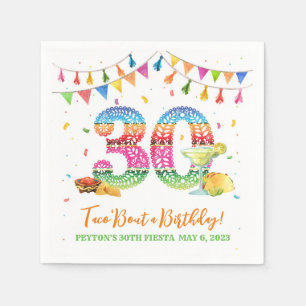 30th Birthday Fiesta Napkin
