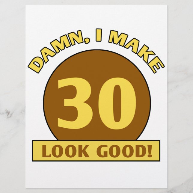 30th Birthday Gag Gifts (Front)