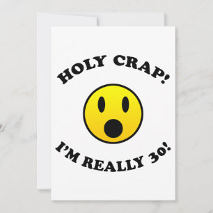 30th Birthday Gag Gifts Card