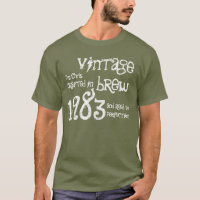 30th Birthday Gift 1983 Vintage Brew Army G213