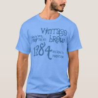 30th Birthday Gift 1984 Vintage Brew Blue Denim