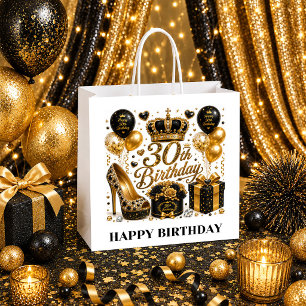 30th Birthday Gift Bag Glamourous Celebration Spar